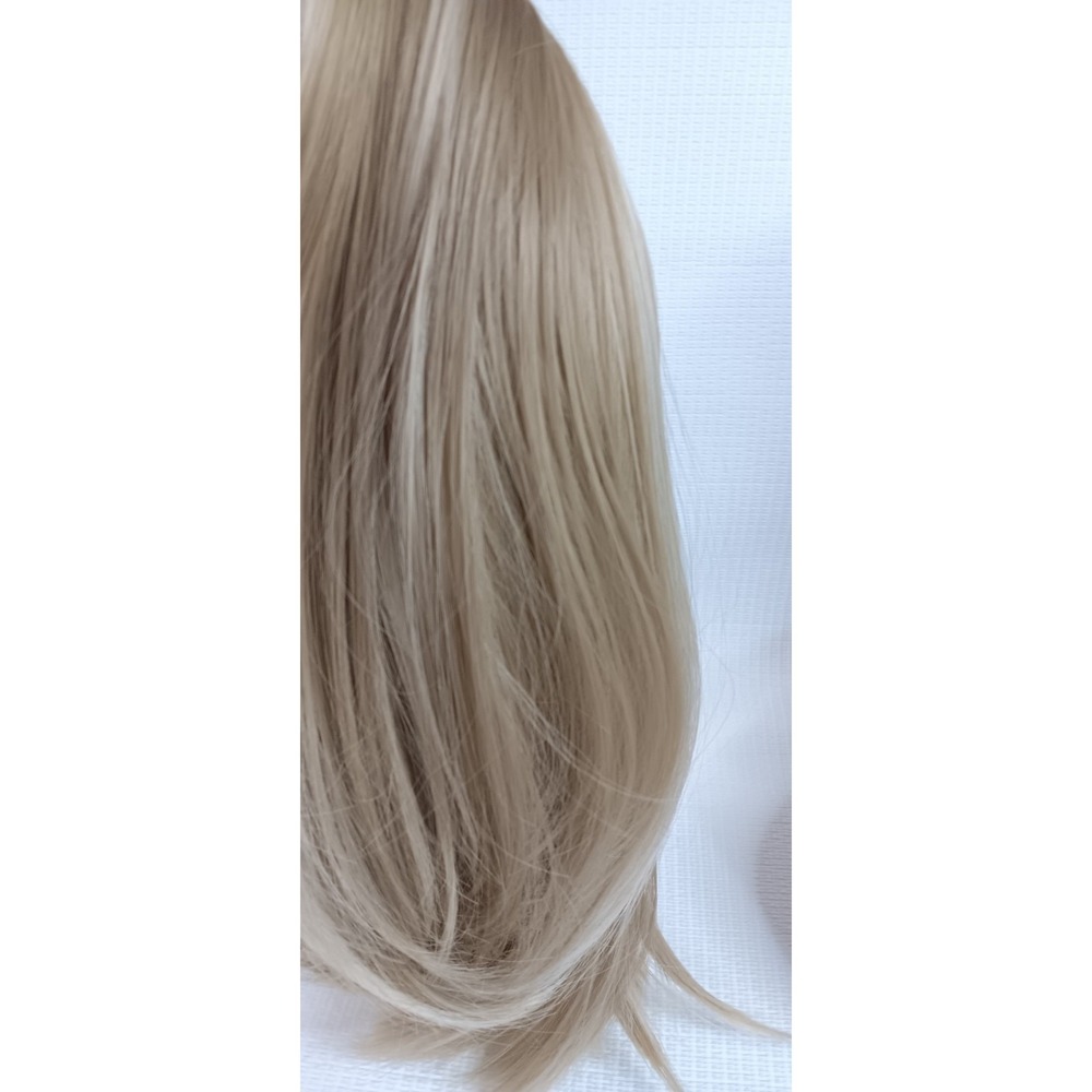 Women‎ breathable net Cap synthetic Highlights shoulder length Straight 16" wig - Picture 9 of 9